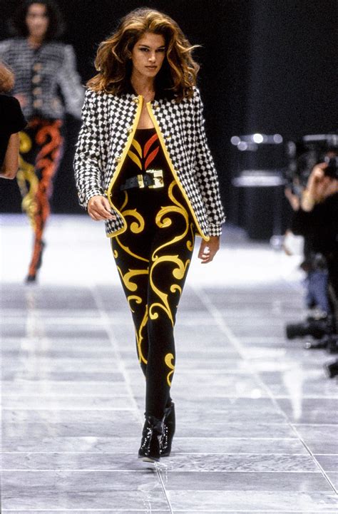 famous versace models|versace fashion shows.